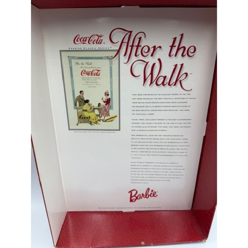 Coca-Cola After the Walk Barbie Doll 1997 Fashion Classic Series 17306 Mattel - Picture 6 of 12